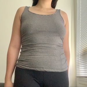 H&M Grey Striped Tank